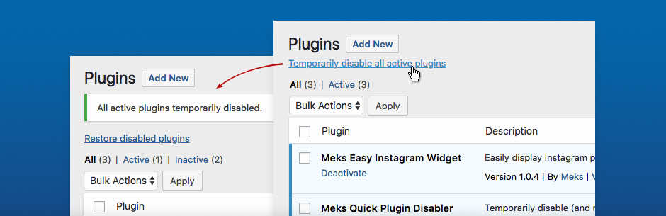 Meks Quick Plugin Disabler Meks Quick Plugin Disabler