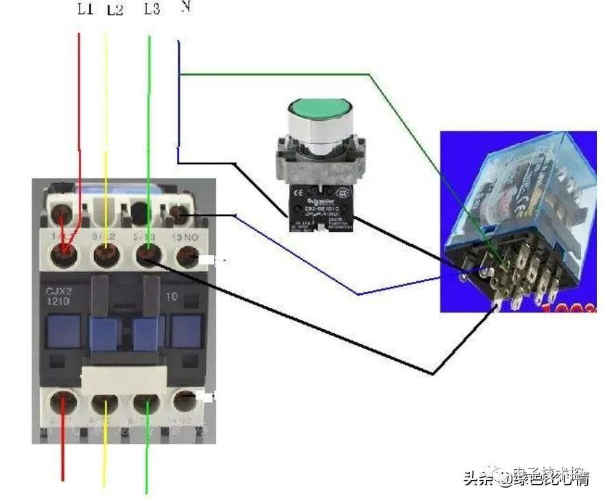 图片[11]-电工的中间继电器接线图讲解-曙光学习苑