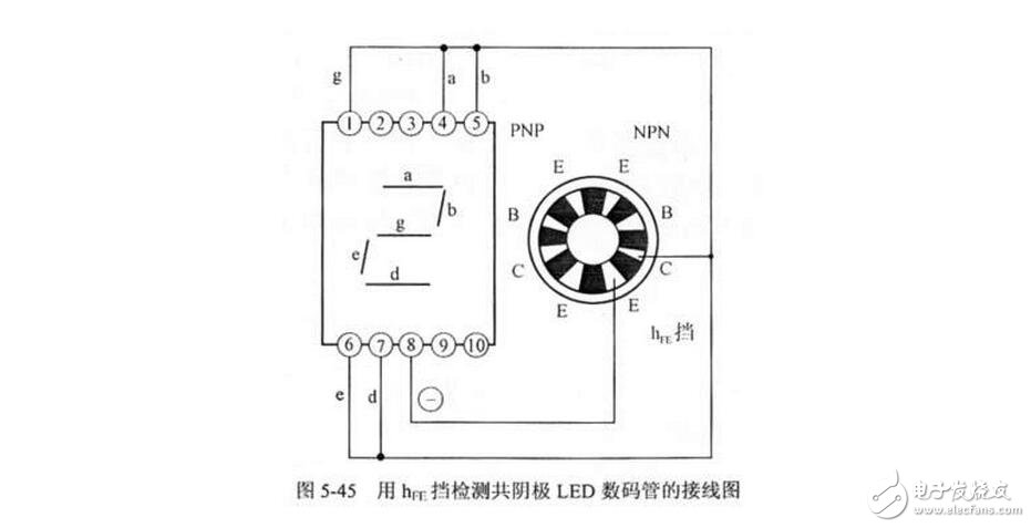 图片[6]-如何分辨数码管引脚共阴和共阳极，LED数码管的检测方法-曙光学习苑