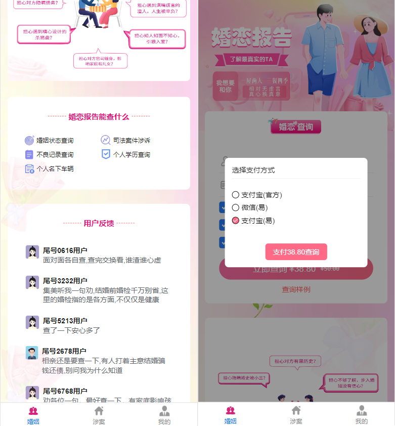 图片[2]-婚姻查询系统、个人企业案件涉诉案底查询系统网站源码-曙光学习苑